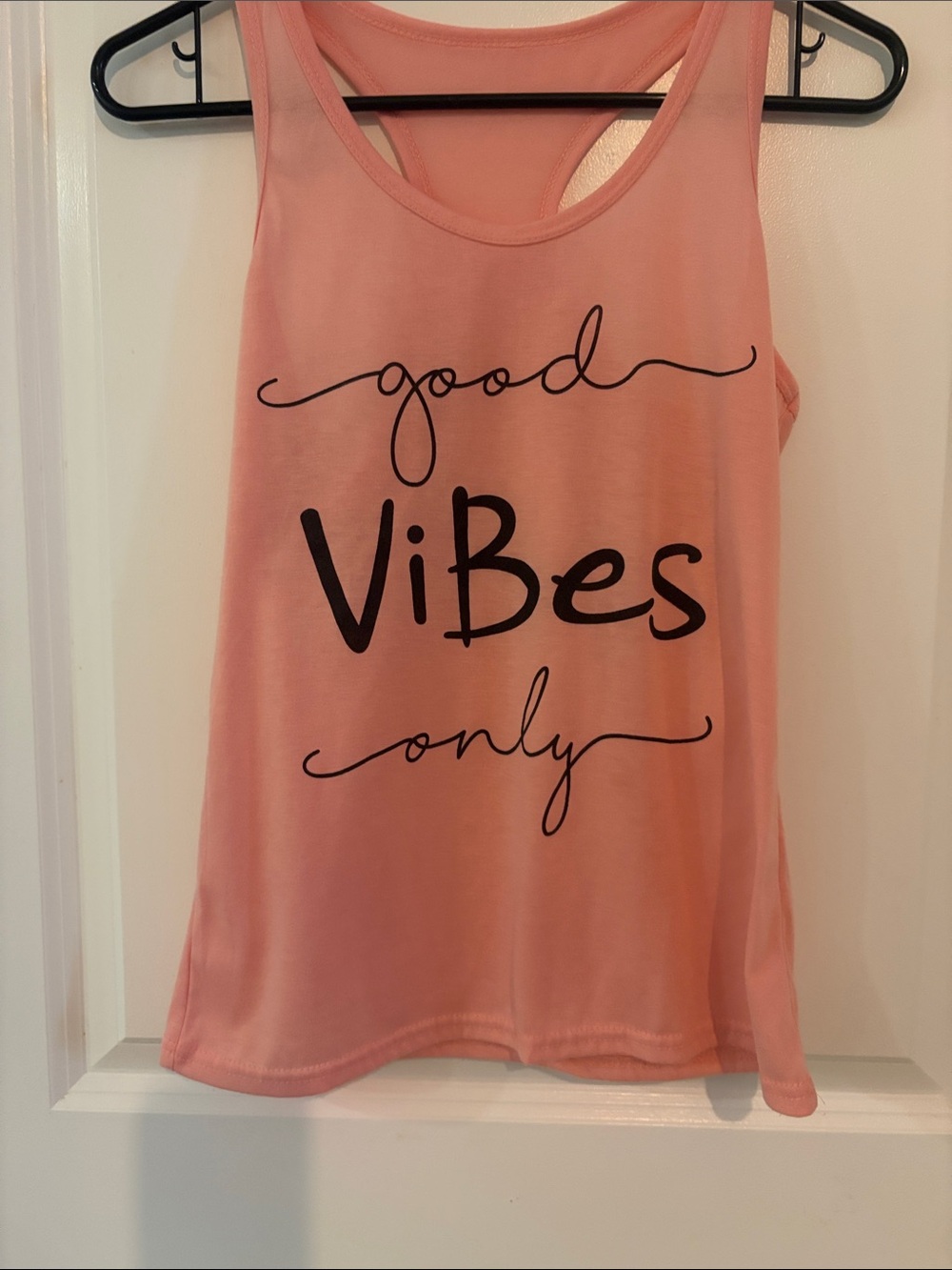 Good Vibes Only Pink Tank Top